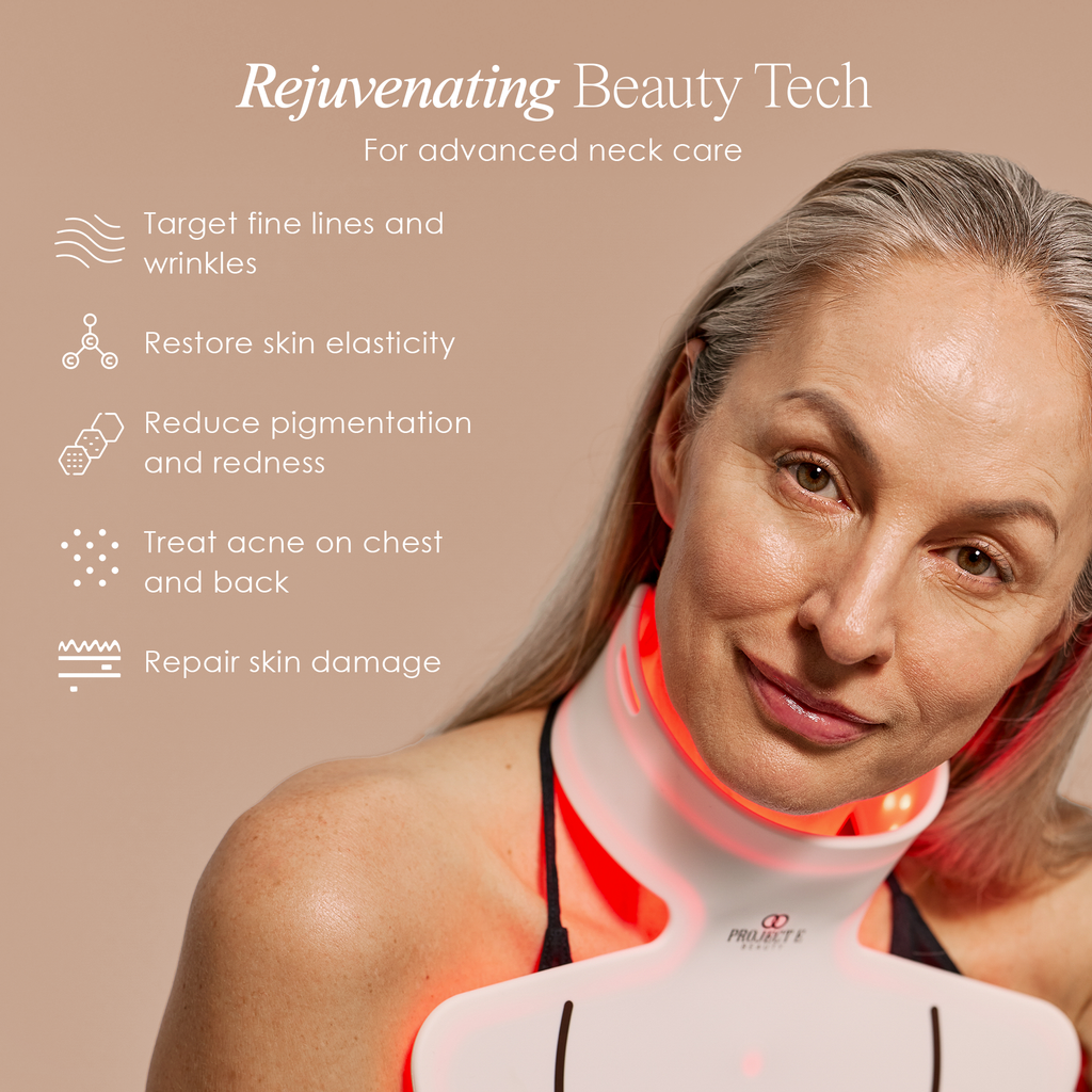 LumaLux Neck & Dec | Pro LED Red Light Therapy Mask