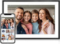 Digital Picture Frame, 10.1 Inch Picture Frame with 1280*800 HD IPS Touch Screen, Smart Digital Photo Frame Built-in 32GB Memory, Auto-Rotate Easy Setup to Share Photos or Videos via AiMOR APP