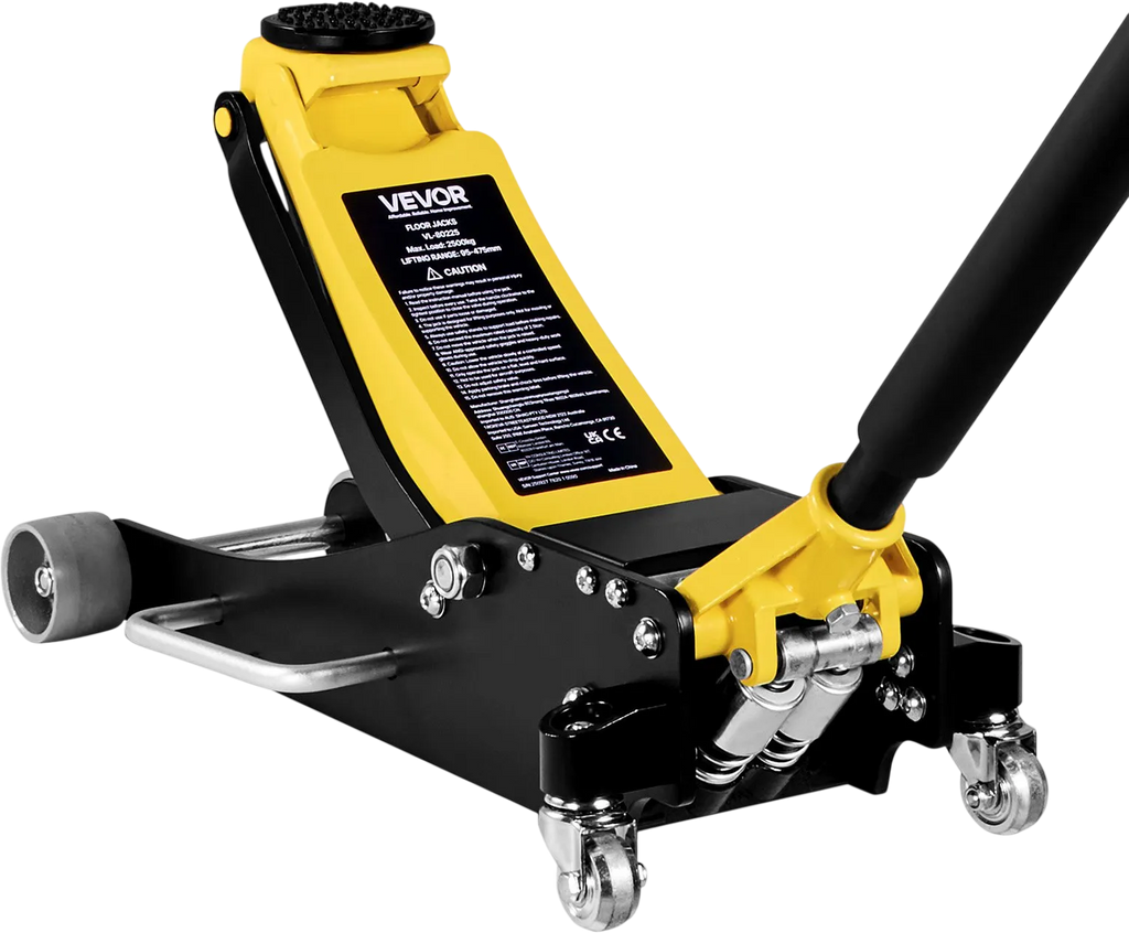 Vevor Low Profile Floor Jack 2.5 Ton 3.74-18.7 in. Lift Range with Dual Pistons Quick Lift Pump New