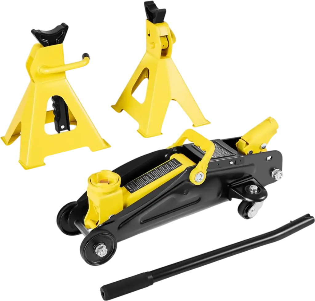 Vevor Floor Jack 2 Ton Low Profile Hydraulic Racing Jack with Stands New
