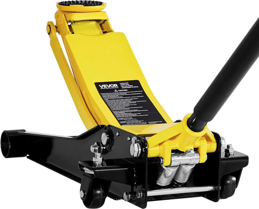 Vevor Low Profile Floor Jack 2 Ton 2.95-19.9 in. Lift Range with Dual Pistons Quick Lift Pump New