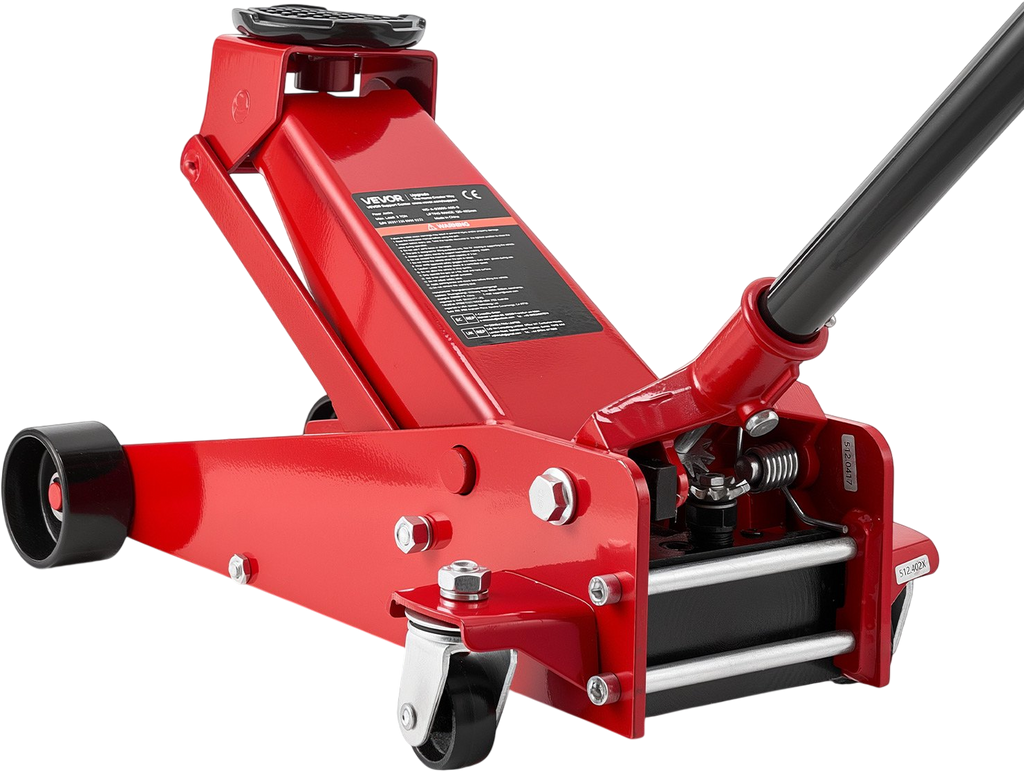 Vevor Low Profile Floor Jack 3 Ton Capacity Single Piston with 5.1- 19.7 in. Lifting Range New
