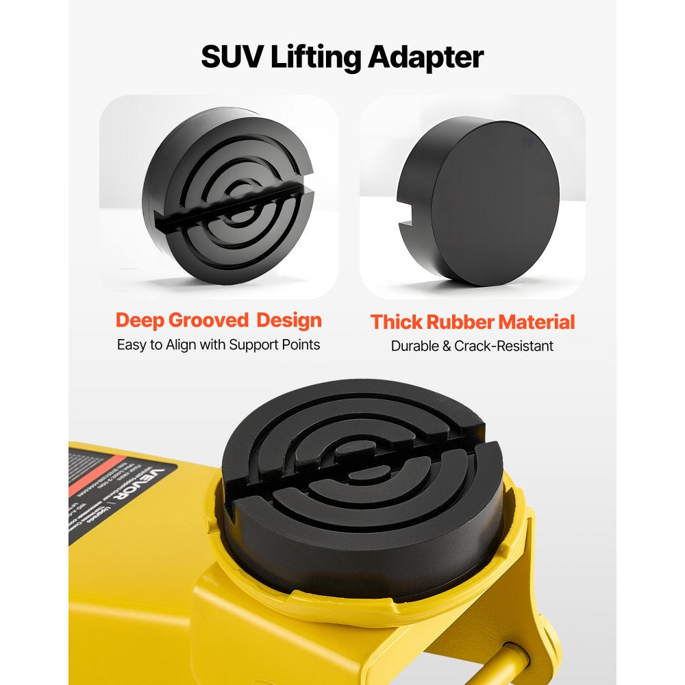 Vevor Floor Jack Low Profile 3 Ton Steel Racing Hydraulic Trolley Car Lift with Foot Pedal New