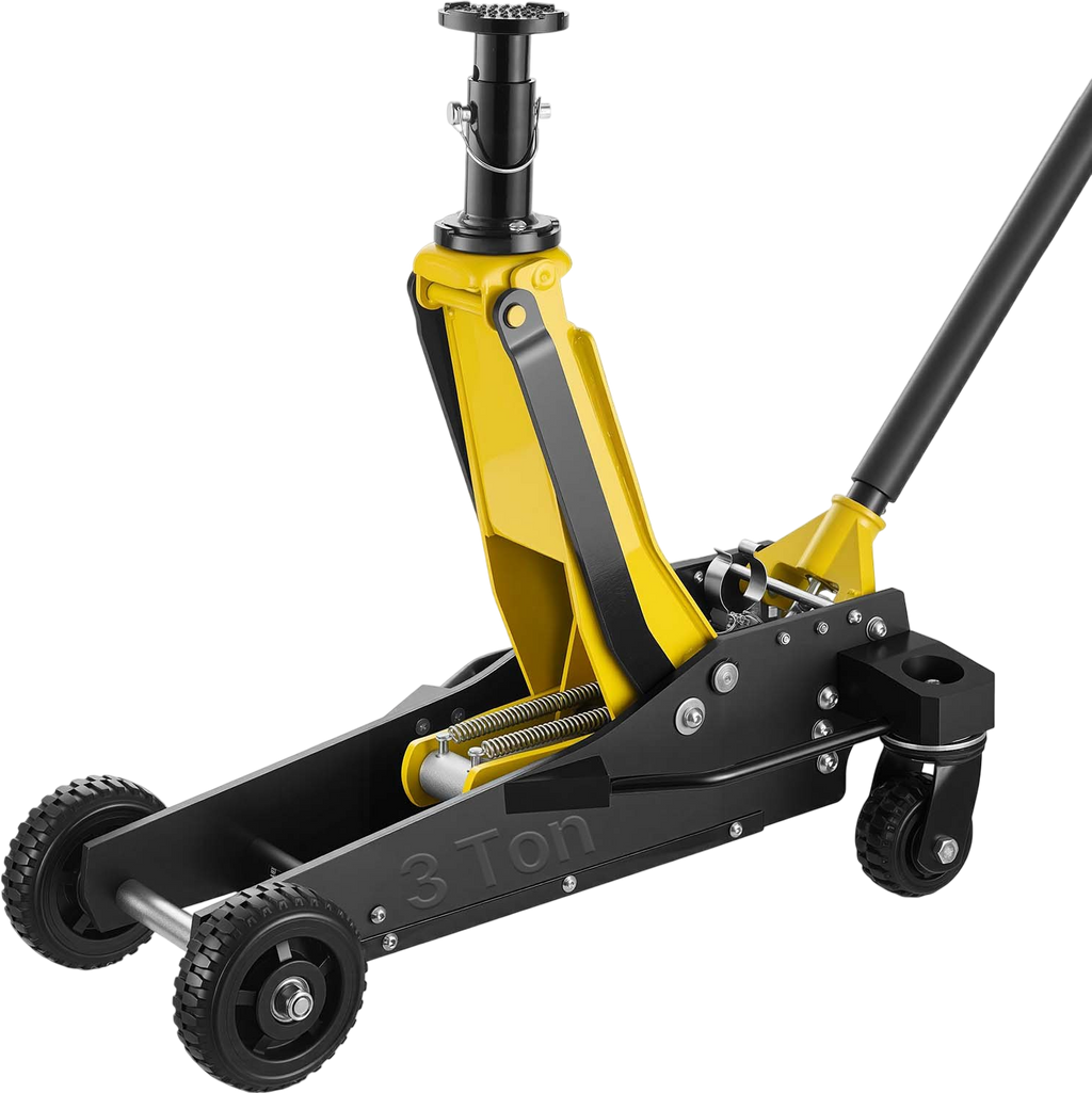 Vevor Floor Jack 3 Ton Capacity 5.9-29.3 in. with Dual Pistons and Extension Post New