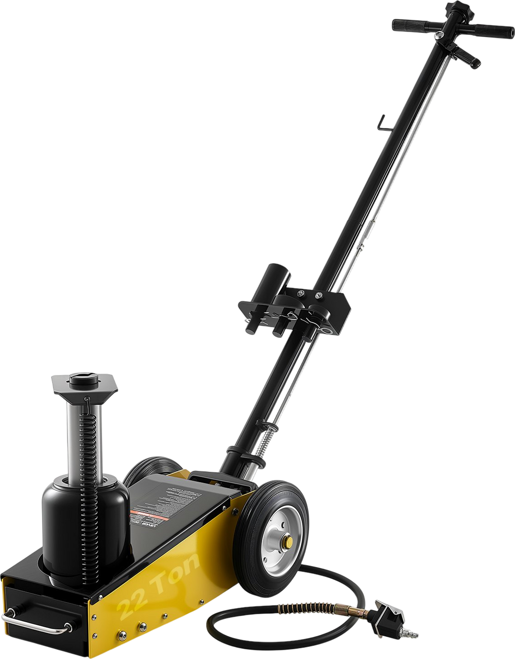 Vevor Floor Jack 22 Ton Air Hydraulic Lift 10.4-21.3 in. Range with Extension Posts New