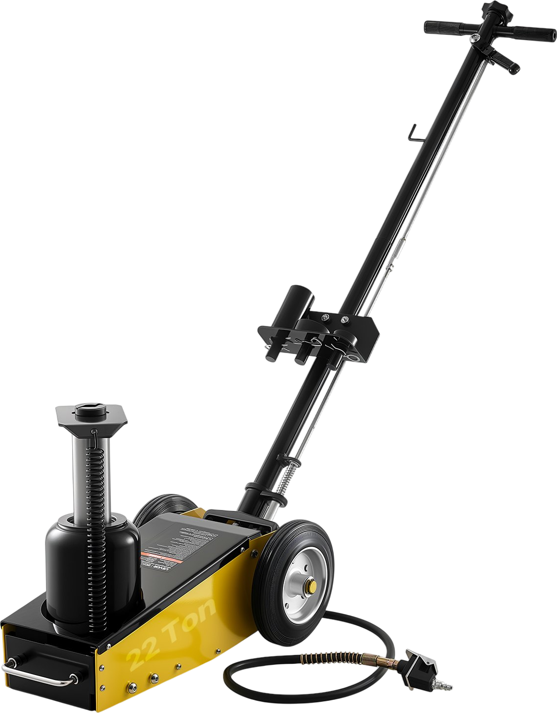 Vevor Floor Jack 22 Ton Air Hydraulic Lift 10.4-21.3 in. Range with Extension Posts New