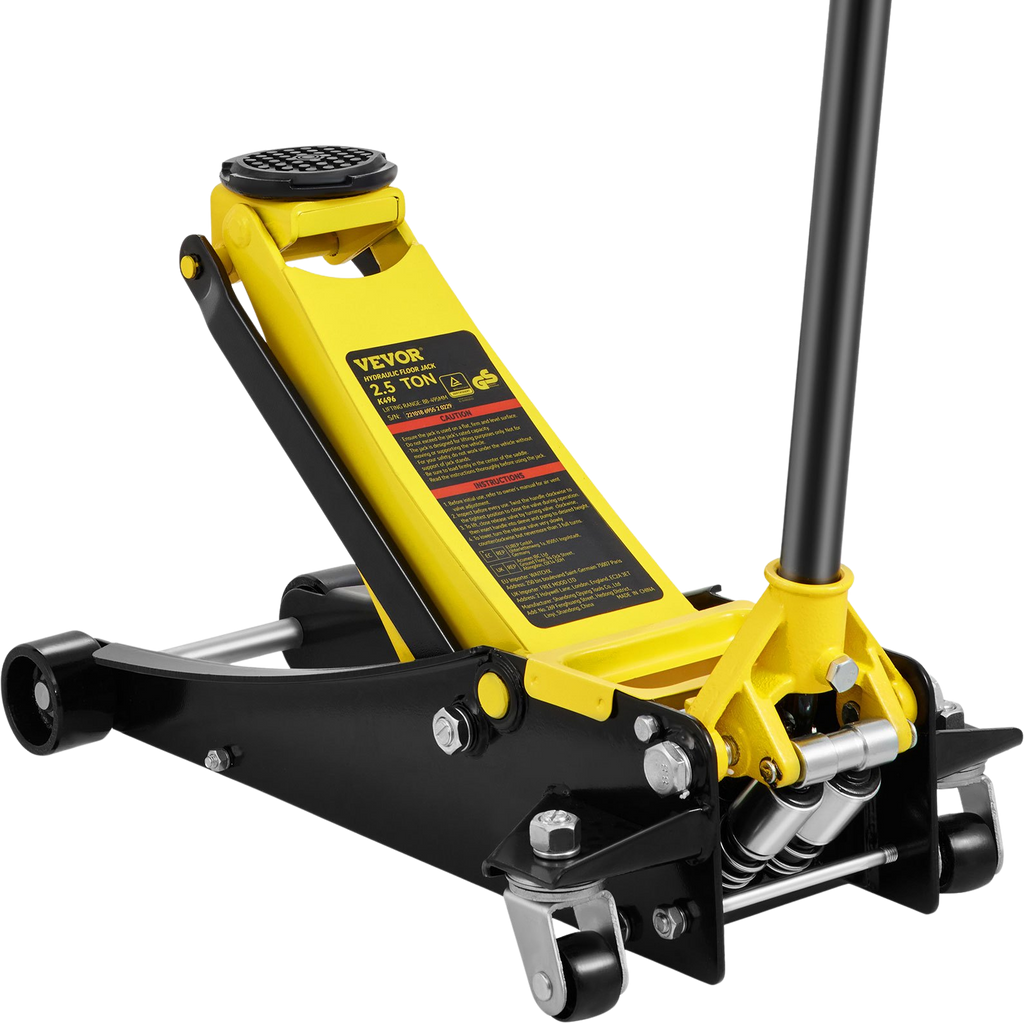 Vevor Hydraulic Floor Jack 2.5 Ton Steel Low Profile Dual Piston Rapid Pump New