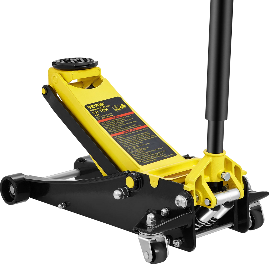 Vevor Floor Jack 3-Ton Low Profile with Dual Pistons 3"-19.5" Lift Range New