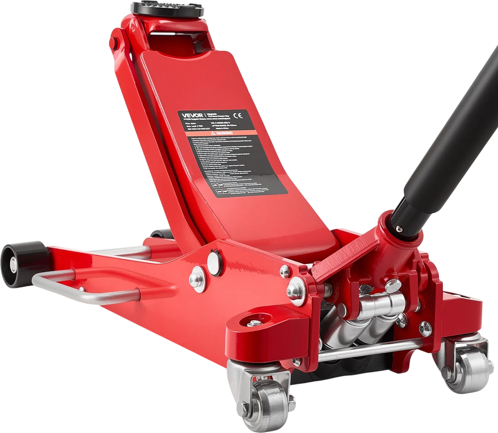 Vevor Low Profile Floor Jack 3 Ton Capacity with Dual Pistons 3.3-20.3 in. Lift Range New